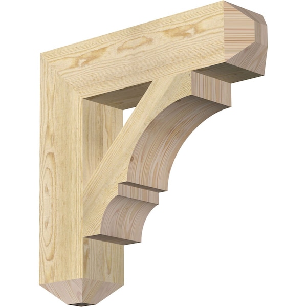 Ekena Millwork Balboa Craftsman Rough Sawn Bracket, Douglas Fir, 6"W x 26"D x 26"H BKT06X26X26BOA04RDF - main